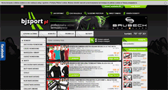 Desktop Screenshot of bjsport.pl