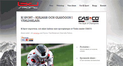 Desktop Screenshot of bjsport.se